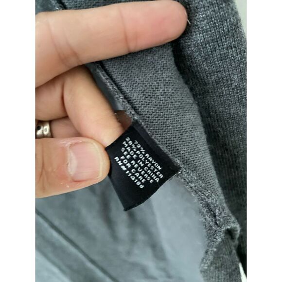 Verve ami charcoal gray cardigan sweater S - Picture 5 of 5